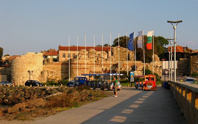 Het historische schiereiland van Nessebar aan de Bulgaarse Zwarte Zeekust